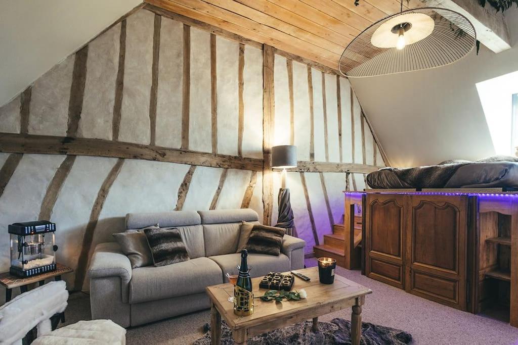 Le Duplex De L'Etoile Home Cinema Jacuzzi Et Sauna Privatif Longmesnil Extérieur photo